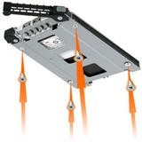 Icy Dock MB998IP-B drive bay panel Sort, Monteringsrammen Sort, Sort, Metal, 5,7 mm, 2 blæser(e), 4 cm, 6 Gbit/sek.