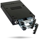 Icy Dock ToughArmor 2.5" HDD/SSD kabinet Sort, Indramning Sort, 2.5", Serial ATA II, 7,9.5 mm, 0, 1, BIG, JBOD, HDD/SSD kabinet, Sort