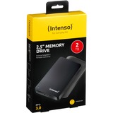 Intenso Memory Drive ekstern harddisk 2000 GB Sort Sort, 2000 GB, 2.5", 3.2 Gen 1 (3.1 Gen 1), 5400 rpm, Sort