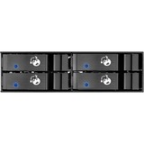 SilverStone FS204 disk array Sort, Indramning Sort, SATA, Serial ATA II, Serial ATA III, 2.5", 670 g, Sort