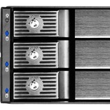 SilverStone FS303 disk array Sort, Indramning Sort, HDD, SSD, SATA, 3.5", 6 Gbit/sek., Sort, 1 blæser(e)