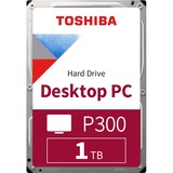 Toshiba P300 1TB 3.5" 1000 GB Serial ATA III, Harddisk 3.5", 1000 GB, 7200 rpm, Bulk