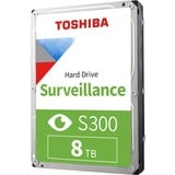 Toshiba S300 Surveillance 3.5" 8000 GB Serial ATA III, Harddisk 3.5", 8000 GB, 7200 rpm, Bulk