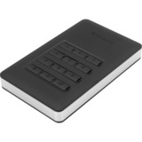 Verbatim Store'n'Go ekstern harddisk 2000 GB Sort, Sølv Sort/Sølv, 2000 GB, 3.2 Gen 1 (3.1 Gen 1), Sort, Sølv