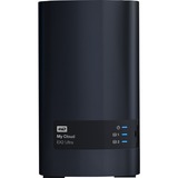 WD My Cloud EX2 Ultra NAS Desktop Ethernet LAN Sort Armada 385 Sort, NAS, Desktop, Marvell, Armada 385, 8 TB, Sort