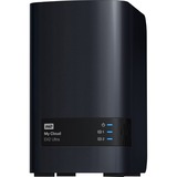 WD My Cloud EX2 Ultra NAS Desktop Ethernet LAN Sort Armada 385 Sort, NAS, Desktop, Marvell, Armada 385, 8 TB, Sort