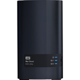 WD My Cloud EX2 Ultra NAS Desktop Ethernet LAN Sort Armada 385 Sort, NAS, Desktop, Marvell, Armada 385, 6 TB, Sort