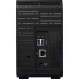 WD My Cloud EX2 Ultra NAS Desktop Ethernet LAN Sort Armada 385 Sort, NAS, Desktop, Marvell, Armada 385, 6 TB, Sort