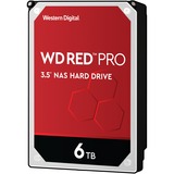 WD RED PRO 6 TB 3.5" 6000 GB Serial ATA III, Harddisk 3.5", 6000 GB, 7200 rpm