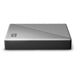 WD WDBPMV0040BSL-WESN ekstern harddisk 4000 GB Sølv Sølv/Sort, 4000 GB, 3.2 Gen 1 (3.1 Gen 1), Sølv