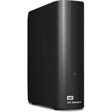 WD WD Elements Desktop ekstern harddisk 4000 GB Sort Sort, 4000 GB, 3.2 Gen 1 (3.1 Gen 1), Sort