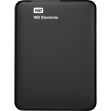 WD WD Elements Portable ekstern harddisk 2000 GB Sort Sort, 2000 GB, 2.5", 3.2 Gen 1 (3.1 Gen 1), 5400 rpm, Sort