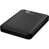 WD WD Elements Portable ekstern harddisk 2000 GB Sort Sort, 2000 GB, 2.5", 3.2 Gen 1 (3.1 Gen 1), 5400 rpm, Sort