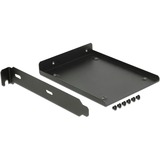 DeLOCK 18212 computeretui del Universel HDD bur, Monteringsrammen Sort, Universel, HDD bur, Metal, Sort, 6,35 cm (2.5")