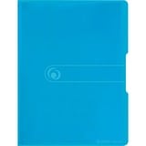 Herlitz 11207354 præsentation af bog 20 lommer A4, Mappe gennemsigtig/Blå, Blå, Transparent, Polypropylen (PP), 20 lommer, Portræt, A4, 1 stk