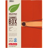 Herlitz 11279858 folder Polypropylen (PP) Orange A4, Mappe Orange, A4, Polypropylen (PP), Orange, Landskab/portræt, 4 mm, Elastik