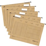 Herlitz 5874458 hængemappe A4 Pap Brun 5 stk, Organizer Beige, A4, Pap, Brun, Tyskland, 5 stk