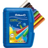 Pelikan 622415 forbrugsvare til modellering Modellervoks Sort, Blå, Brun, Grøn, Orange, Rød, Violet, Hvid, Gul 300 g 1 stk, Ælt Modellervoks, Sort, Blå, Brun, Grøn, Orange, Rød, Violet, Hvid, Gul, 1 stk, 9 farver, 3 År, Dreng/Pige