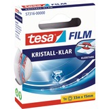 tesa 57316 33 m Polypropylen (PP) Transparent 1 stk, Tape gennemsigtig, 33 m, Transparent, Polypropylen (PP), Stærk, 15 mm, 1 stk