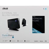 ASUS BW-16D1H-U PRO optisk diskdrev Blu-Ray DVD Combo Sort, eksterne Blu-ray brænder Sort, Sort, Bakke, Vertikal/horisontal, Desktop/notebook, Blu-Ray DVD Combo, USB 3.2 Gen 1 (3.1 Gen 1)