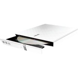 ASUS SDRW-08D2S-U Lite optisk diskdrev DVD±R/RW Hvid, ekstern DVD-brænder højglans hvid, Hvid, Bakke, Vandret, Desktop/notebook, DVD±R/RW, USB 2.0, Detail