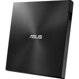 ASUS SDRW-08U7M-U optisk diskdrev DVD±RW Sort, ekstern DVD-brænder Sort, Sort, Bakke, Vertikal/horisontal, Desktop/notebook, DVD±RW, USB 2.0