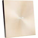 ASUS ZenDrive U9M optisk diskdrev DVD±RW Guld, ekstern DVD-brænder Guld, Guld, Bakke, Vandret, Notebook, DVD±RW, USB 2.0