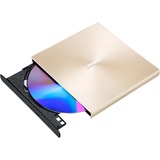 ASUS ZenDrive U9M optisk diskdrev DVD±RW Guld, ekstern DVD-brænder Guld, Guld, Bakke, Vandret, Notebook, DVD±RW, USB 2.0