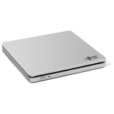 Hitachi-LG Data Storage Slim Portable DVD-Writer optisk diskdrev DVD±RW Sølv, ekstern DVD-brænder Sølv, Sølv, Slot, Desktop/notebook, DVD±RW, USB 2.0, 60000 t