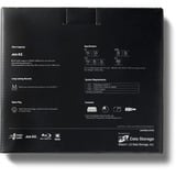 Hitachi-LG Data Storage Super Multi Blu-ray Writer optisk diskdrev Intern Blu-Ray RW Sort, Blu-ray brænder Sort, Sort, Bakke, Desktop, Blu-Ray RW, SATA, 60000 t, Detail