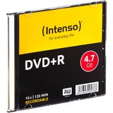 Intenso DVD+R 4.7 GB 16x 4,7 GB 10 stk, DVD tomme medier DVD+R, 120 mm, Slimcase, 10 stk, 4,7 GB