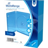 MediaRange BOX38 optisk disk etui Blu-ray etui 1 diske Blå Blu-ray etui, 1 diske, Blå, Plast, 120 mm, 134 mm, Detail