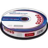 MediaRange MR235 blank CD CD-RW 700 MB 10 stk, Cd'er 12x, CD-RW, 700 MB, Kageæske, 10 stk
