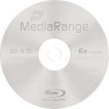 MediaRange MR507 read/write Blu-ray medie (BD) BD-R 50 GB 10 stk, Blu-ray-diske BD-R, 50 GB, 120 mm, 405 nm, 6x, Kageæske, Detail
