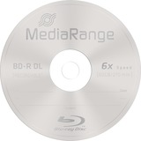 MediaRange MR508 blank Blu-ray disk BD-R DL 50 GB 25 stk, Blu-ray-diske 50 GB, BD-R DL, Kageæske, 25 stk