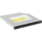 SilverStone SOD04 optisk diskdrev Intern DVD-RW Sort, Grå, DVD-brænder Sort, Sort, Grå, Slot, Vandret, Desktop, DVD-RW, SATA