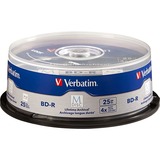Verbatim 98909 blank Blu-ray disk BD-R 25 GB 25 stk, Blu-ray-diske 25 GB, BD-R, Spindel, 25 stk