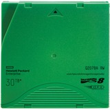 Hewlett Packard Enterprise LTO-8 Ultrium 30TB RW Data Cartridge Tomt databånd 12000 GB 1,27 cm, Streamer-medium Grøn, Tomt databånd, LTO, 12000 GB, 30000 GB, 30 År, 183 kA/m