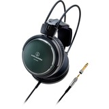 Audio-Technica ATH-A990z Hovedtelefoner Headset 3,5 mm stik Sort Sort/Grøn, Hovedtelefoner, Headset, Musik, Sort, Ledningsført, Circumaural