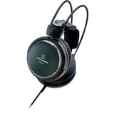 Audio-Technica ATH-A990z Hovedtelefoner Headset 3,5 mm stik Sort Sort/Grøn, Hovedtelefoner, Headset, Musik, Sort, Ledningsført, Circumaural