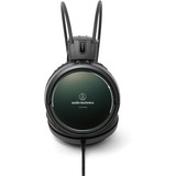 Audio-Technica ATH-A990z Hovedtelefoner Headset 3,5 mm stik Sort Sort/Grøn, Hovedtelefoner, Headset, Musik, Sort, Ledningsført, Circumaural