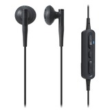 Audio Technica ATH-C200BT Headset I ørerne Micro-USB Bluetooth Sort Sort, Headset, I ørerne, Sort, Binaural, Knapper, I linjestyring