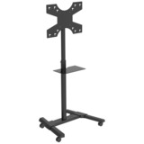 HAGOR 1983 skærmbeslag til skiltning 139,7 cm (55") Sort, Stand system Sort, 35 kg, 81,3 cm (32"), 139,7 cm (55"), 600 x 400 mm, 1275 - 1715 mm