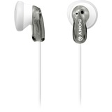 Sony MDR-E9LP Hovedtelefoner og headset grå, Ledningsført, 18 - 22000 Hz, Musik, 6 g, Hovedtelefoner, Grå, Hvid