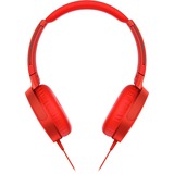 Sony MDR-XB550AP Headset Ledningsført Calls/Music Rød Rød, Headset, Headset, Calls/Music, Rød, Binaural, I-linje kontrolenhed