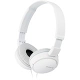 Sony MDR-ZX110AP Headset Ledningsført Opkald/musik Hvid Hvid, Ledningsført, 12 - 22000 Hz, Opkald/musik, 120 g, Headset, Hvid