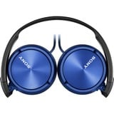 Sony MDR-ZX310 Hovedtelefoner og headset Blå/Sort, Ledningsført, 10 - 24000 Hz, Musik, 125 g, Hovedtelefoner, Blå