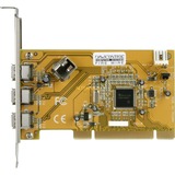 Dawicontrol DC-1394 PCI FireWire Controller interface-kort/adapter PCI, TI 43AB23, 100 Mbit/s, PC, Ledningsført, Windows 2003/Vista/2000/XP, Detail