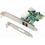 Dawicontrol DC-1394 PCIe interface-kort/adapter, Controller PCIe, 400 Mbit/s, Windows 2003/Vista/2000/XP, Detail