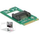 DeLOCK 62876 interface-kort/adapter Intern SATA, Serial ATA controller M.2, SATA, Grøn, 6 Gbit/sek., 22 mm, 42 mm